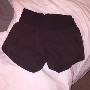 Black lululemon shorts